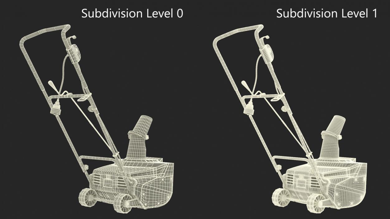 3D Electric Snow Thrower Poulan model