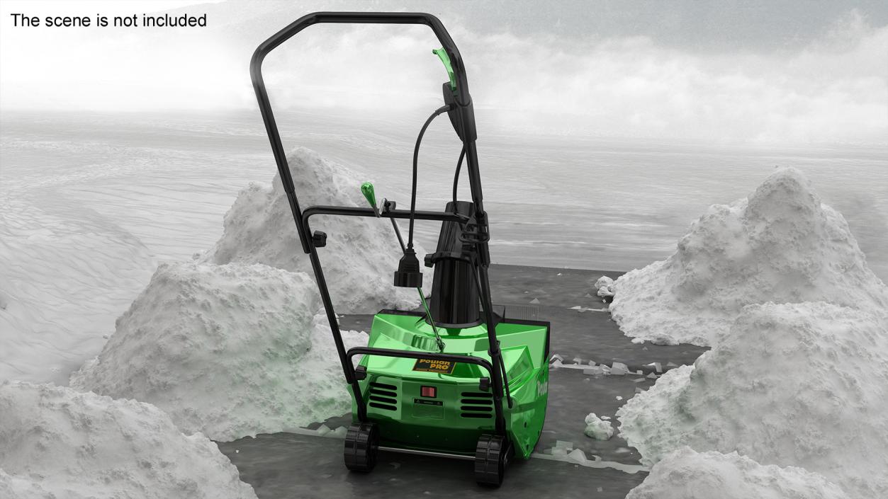 3D Electric Snow Thrower Poulan model