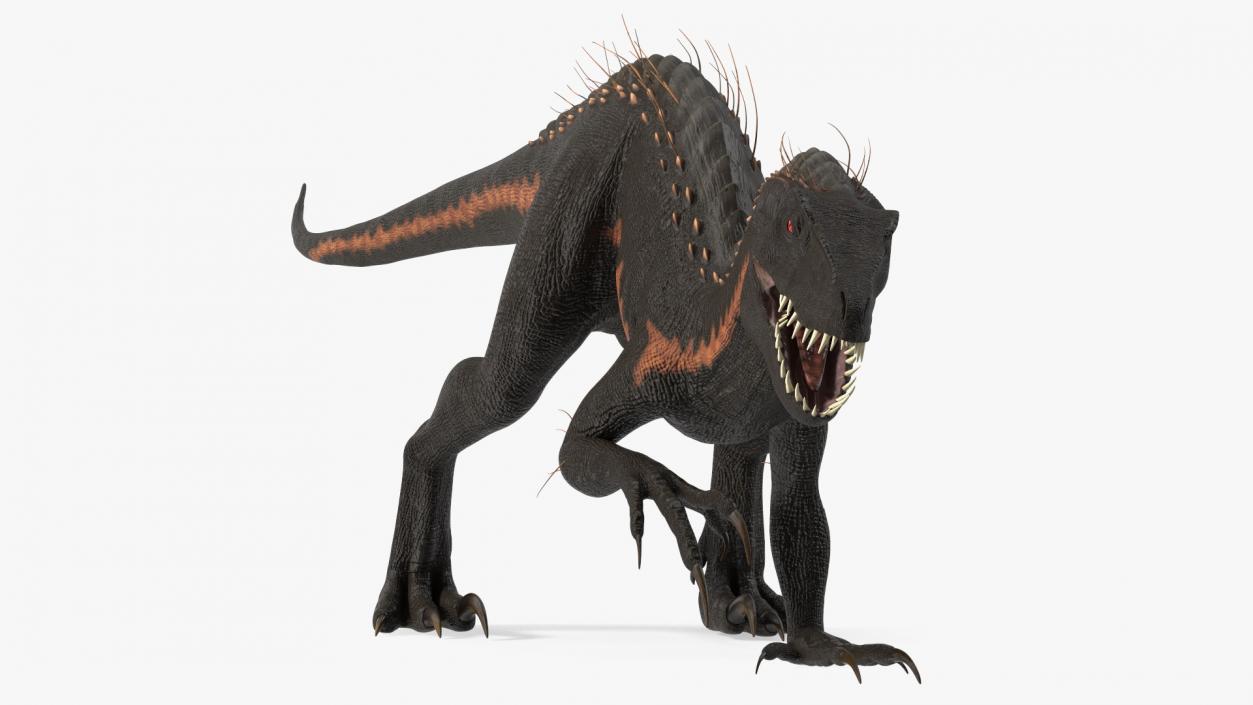 3D model Indoraptor Crouching Pose