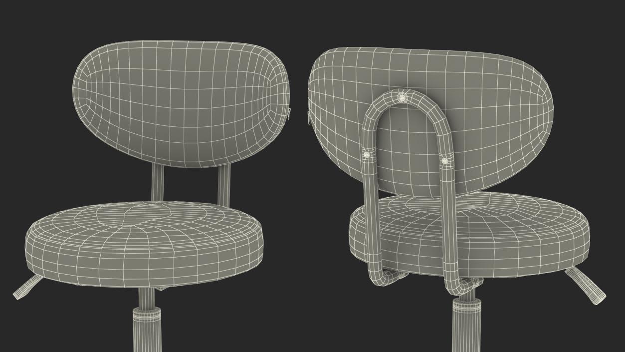 3D Medical Office Chair Beige