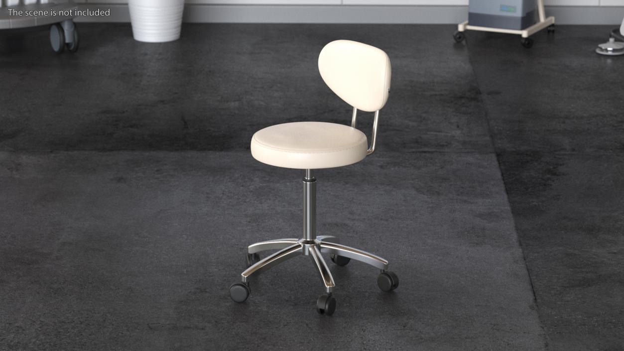 3D Medical Office Chair Beige