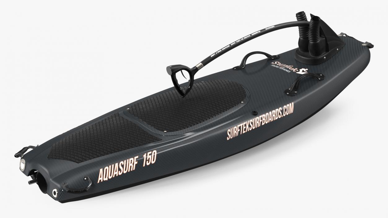 Surftek Aquasurf Jet Surfboard Folded Carbon 3D model