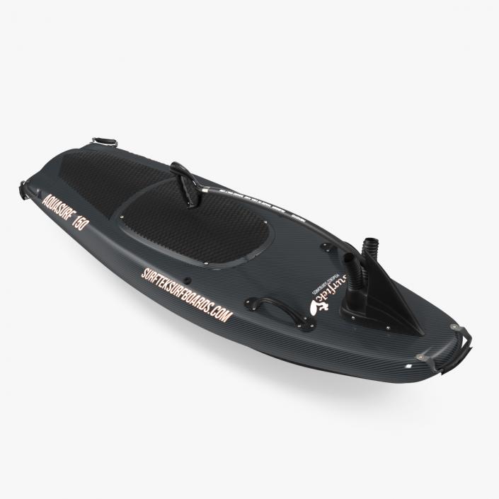 Surftek Aquasurf Jet Surfboard Folded Carbon 3D model