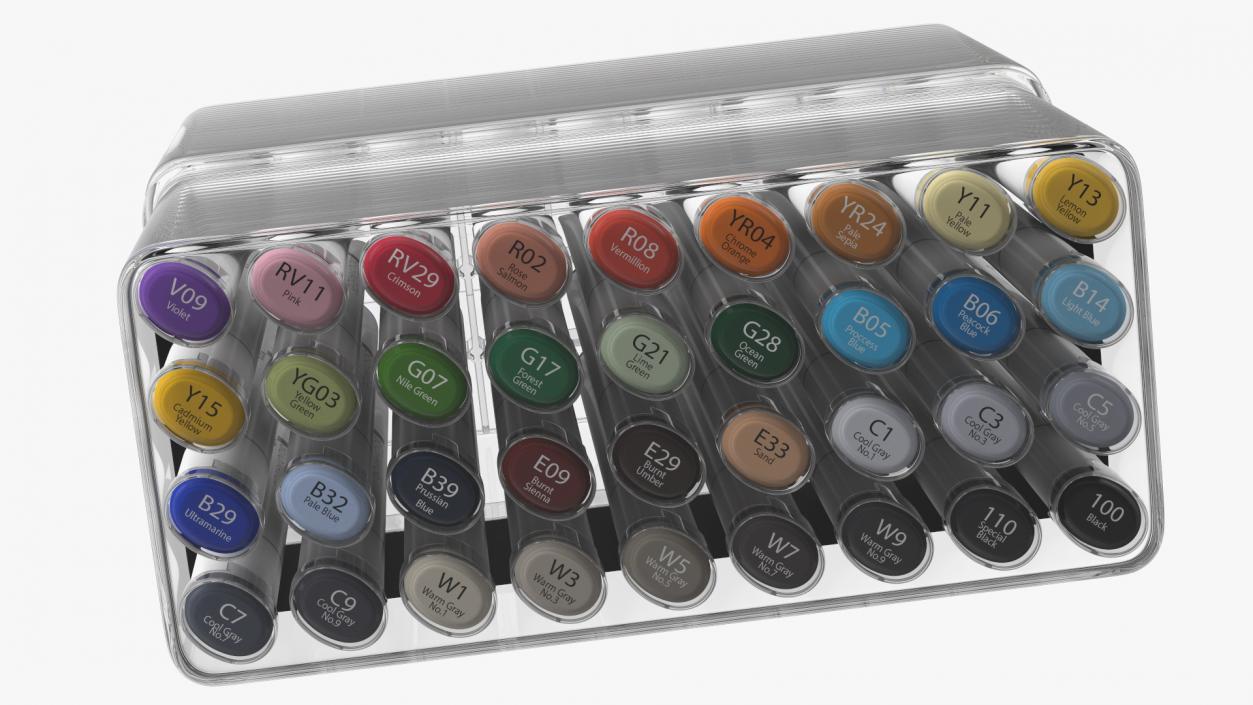 Generic Sketch Marker 36 Pack 3D model