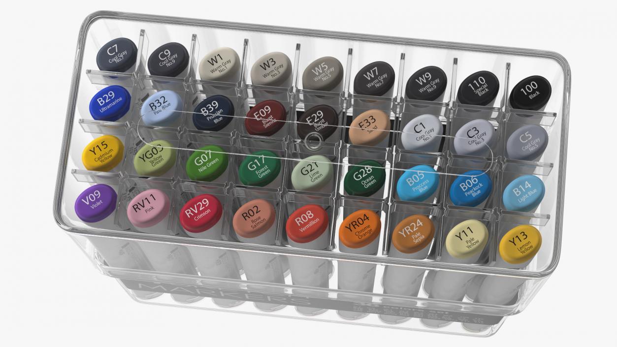 Generic Sketch Marker 36 Pack 3D model