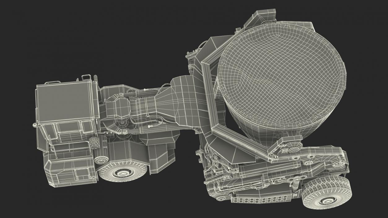 3D Slag Pot Carrier Used Rigged model