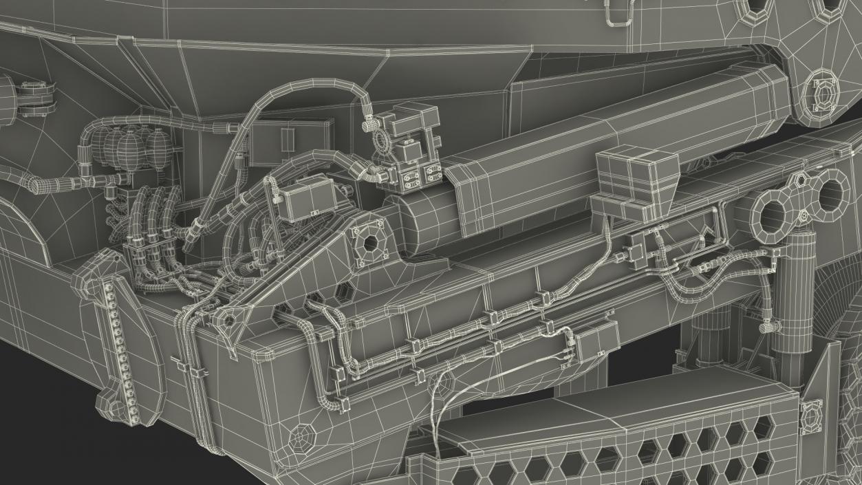 3D Slag Pot Carrier Used Rigged model