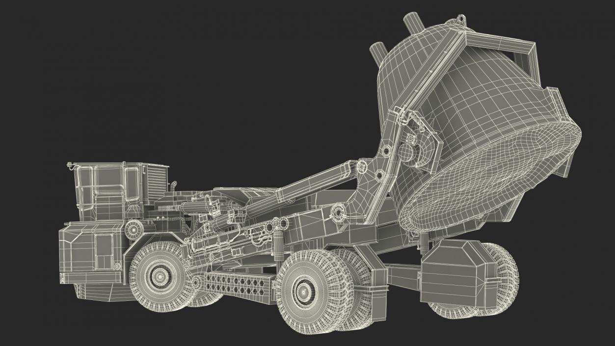 3D Slag Pot Carrier Used Rigged model