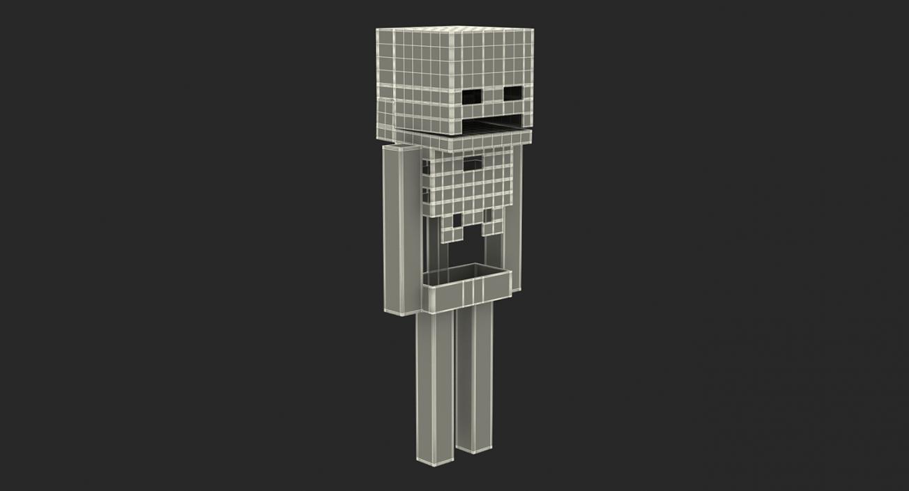 3D model Minecraft Characters Rigged Collection 3