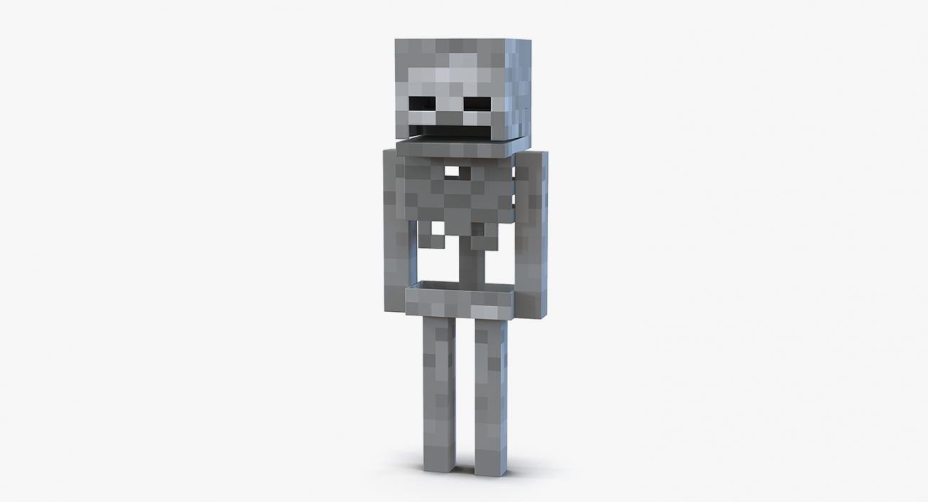 3D model Minecraft Characters Rigged Collection 3