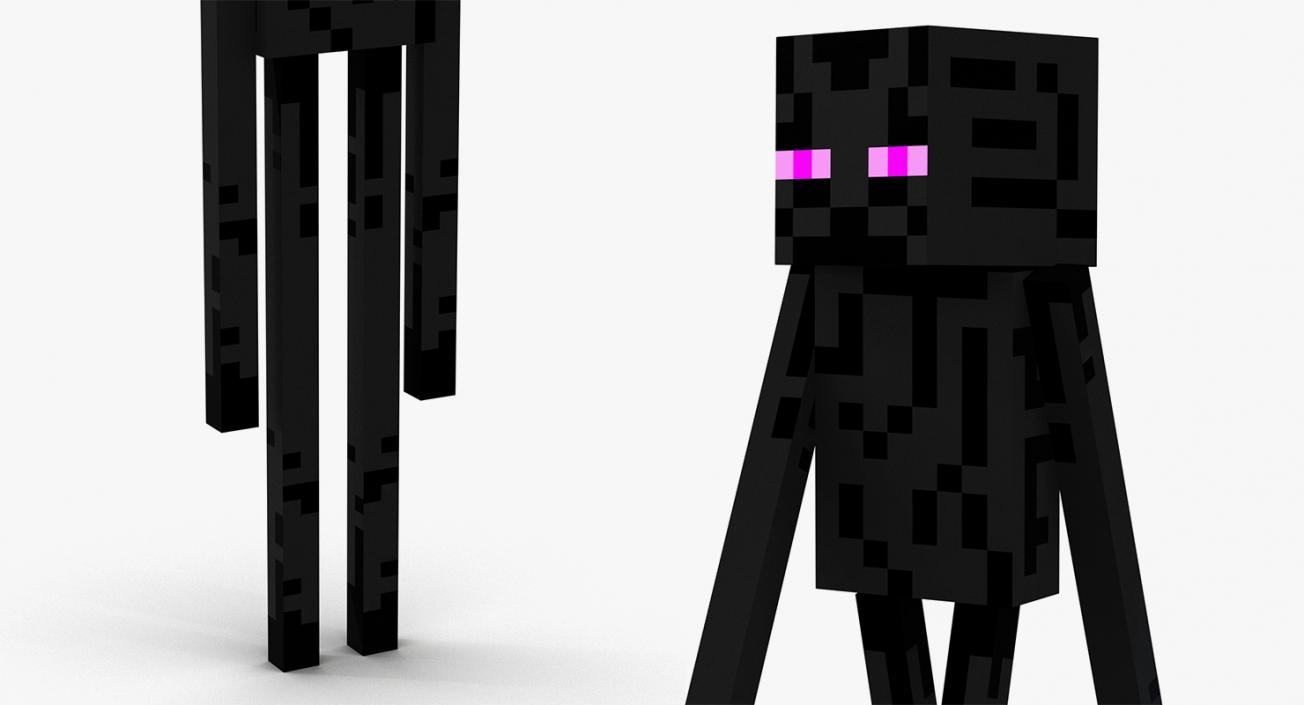 3D model Minecraft Characters Rigged Collection 3