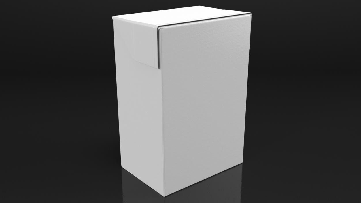 Rectangular Aseptic Carton Package 3D model