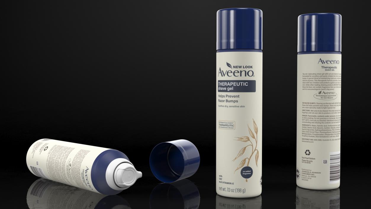 3D model Shaving Cream Aveeno