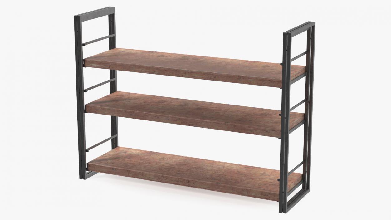 Storage Rack Industrial Style 3D model