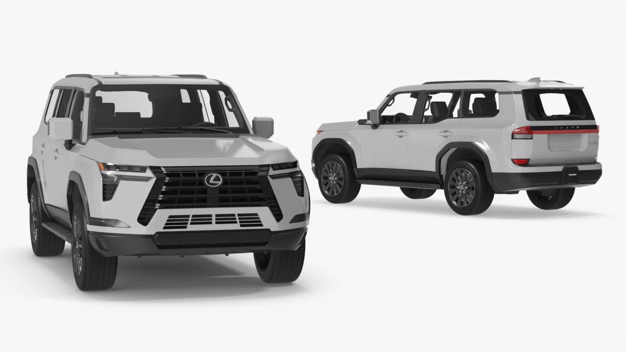 3D Lexus GX 550 Premium White