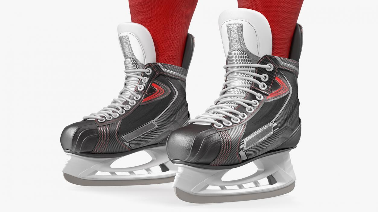 Hockey Player Red 3D