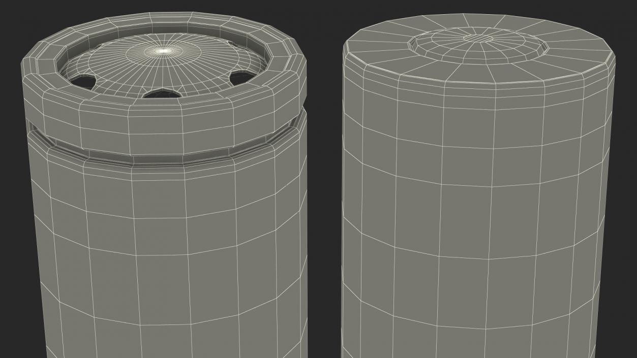 3D Lithium Tesla Battery Cell 1865