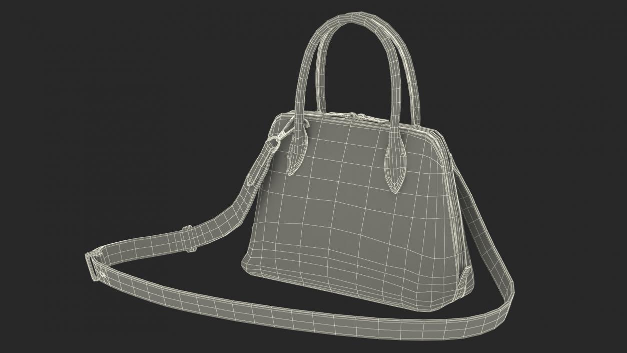 3D Leather White Bag Prada Promenade model