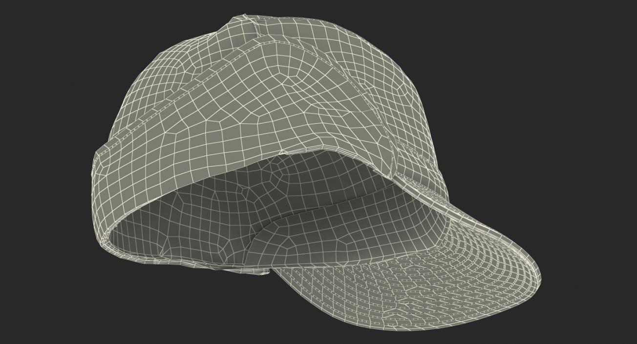 Military Green Field Cap 3D model