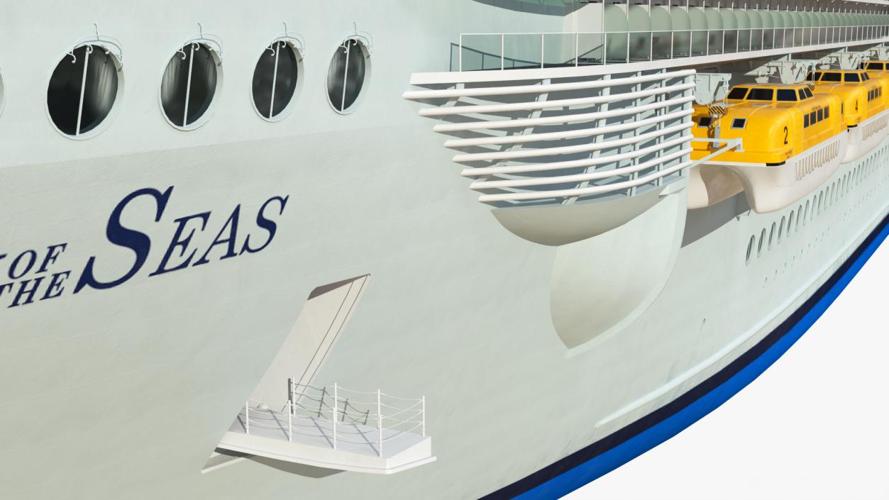 3D Oasis Class Cruise Ship Harmony of The Seas model