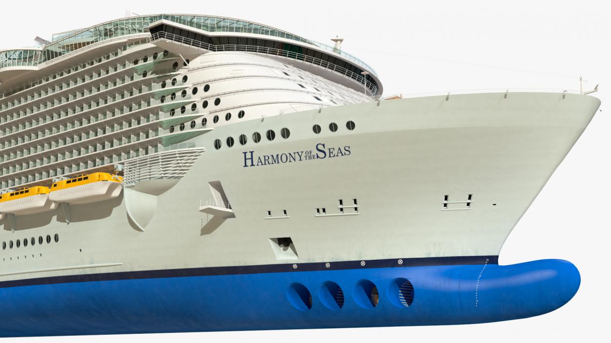 3D Oasis Class Cruise Ship Harmony of The Seas model