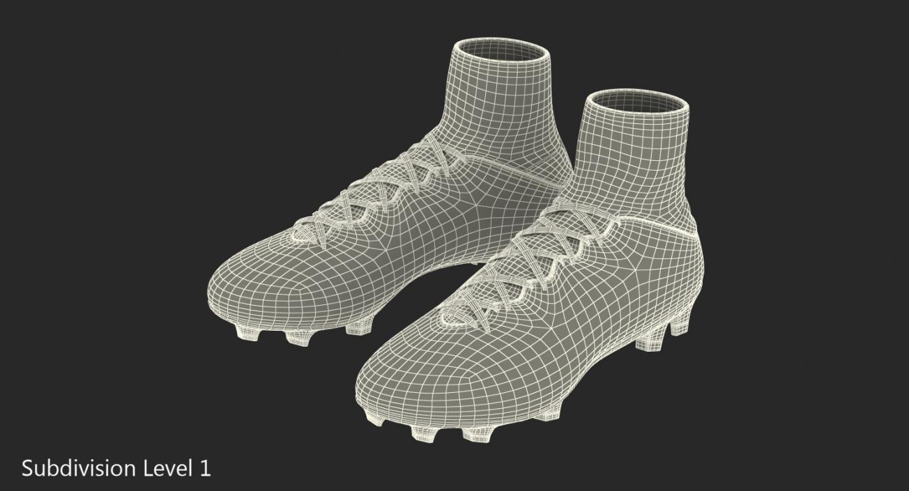 Soccer Cleats Nike Mercurial Veloce Red 3D model