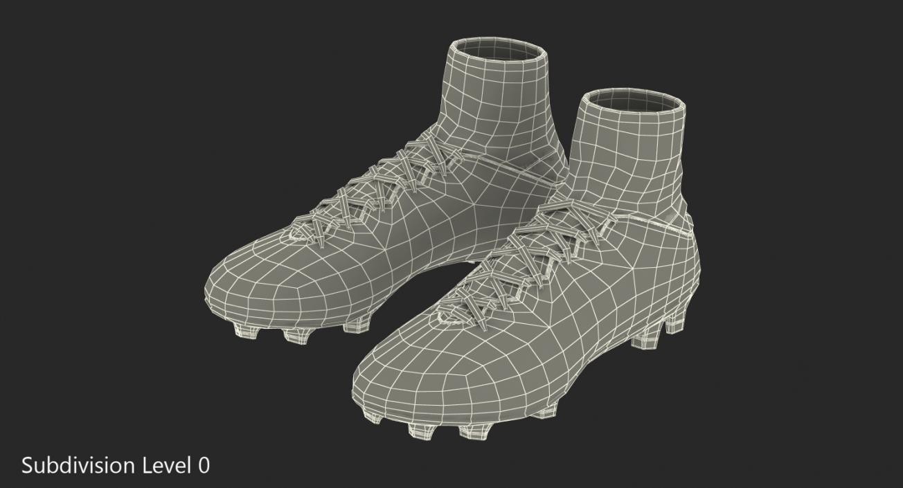 Soccer Cleats Nike Mercurial Veloce Red 3D model