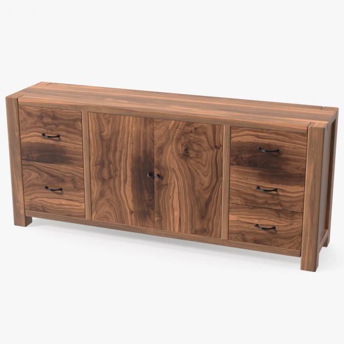 Manchester Buffet Sideboard 3D