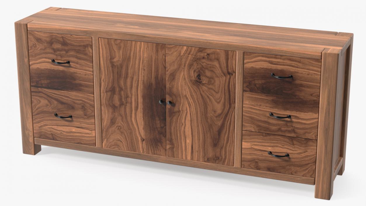 Manchester Buffet Sideboard 3D