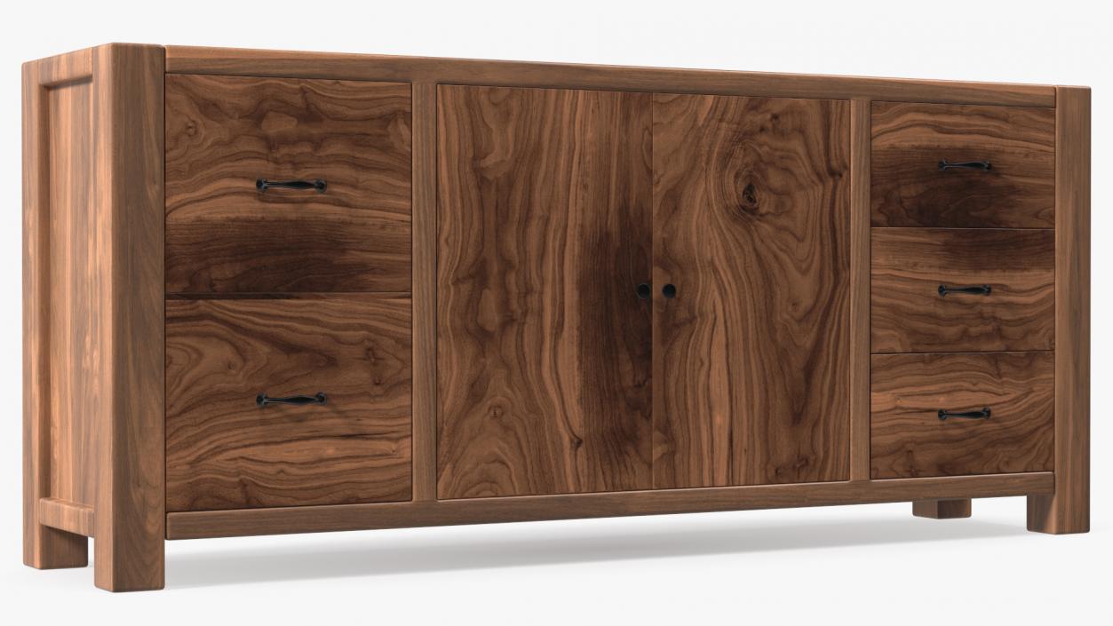 Manchester Buffet Sideboard 3D