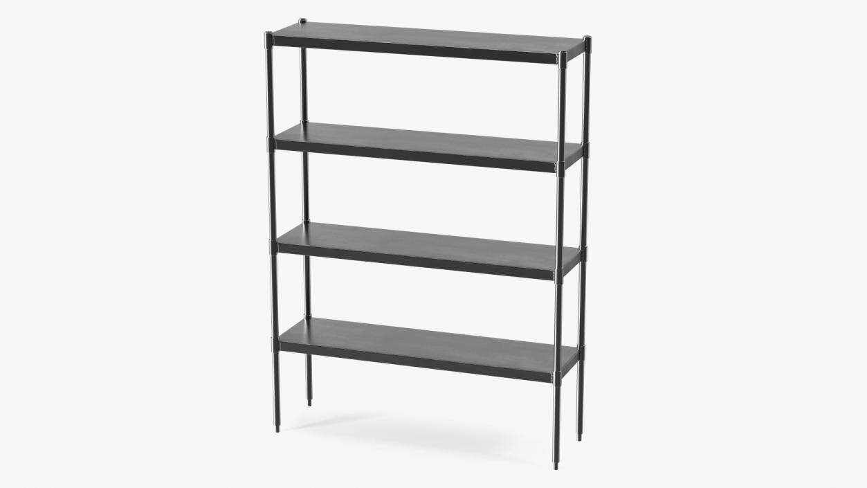 3D model Industrial Metal Shelving Unit