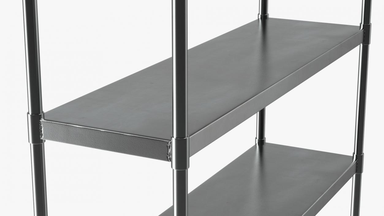 3D model Industrial Metal Shelving Unit