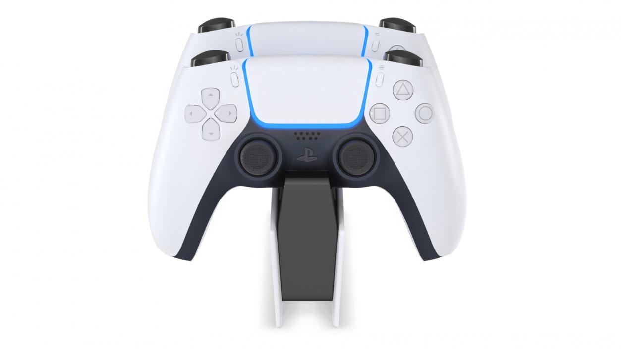 DualSense Wireless Game Controller on Charging Station 3D model