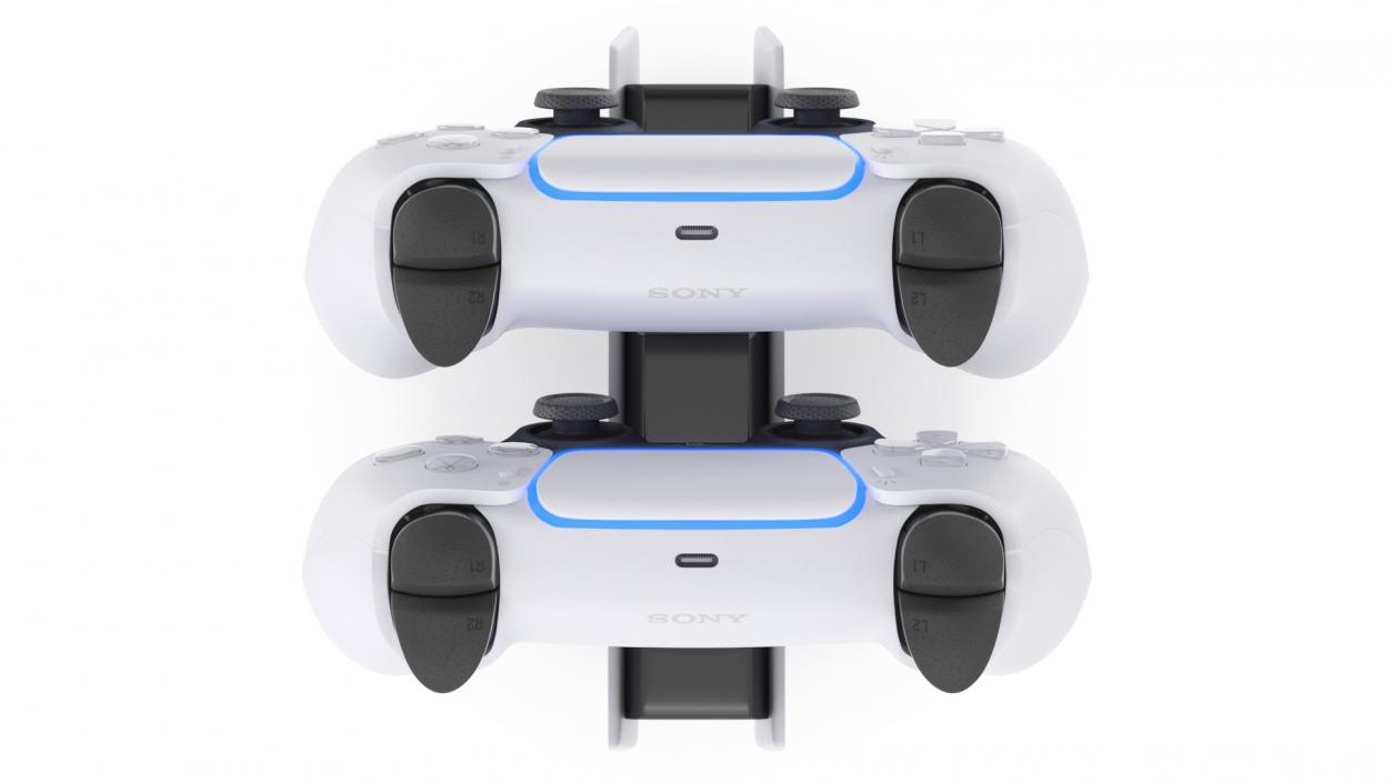 DualSense Wireless Game Controller on Charging Station 3D model