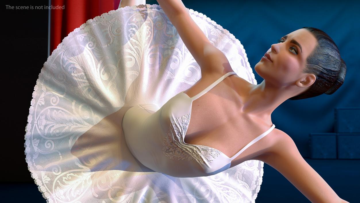 3D Ballerina Rigged