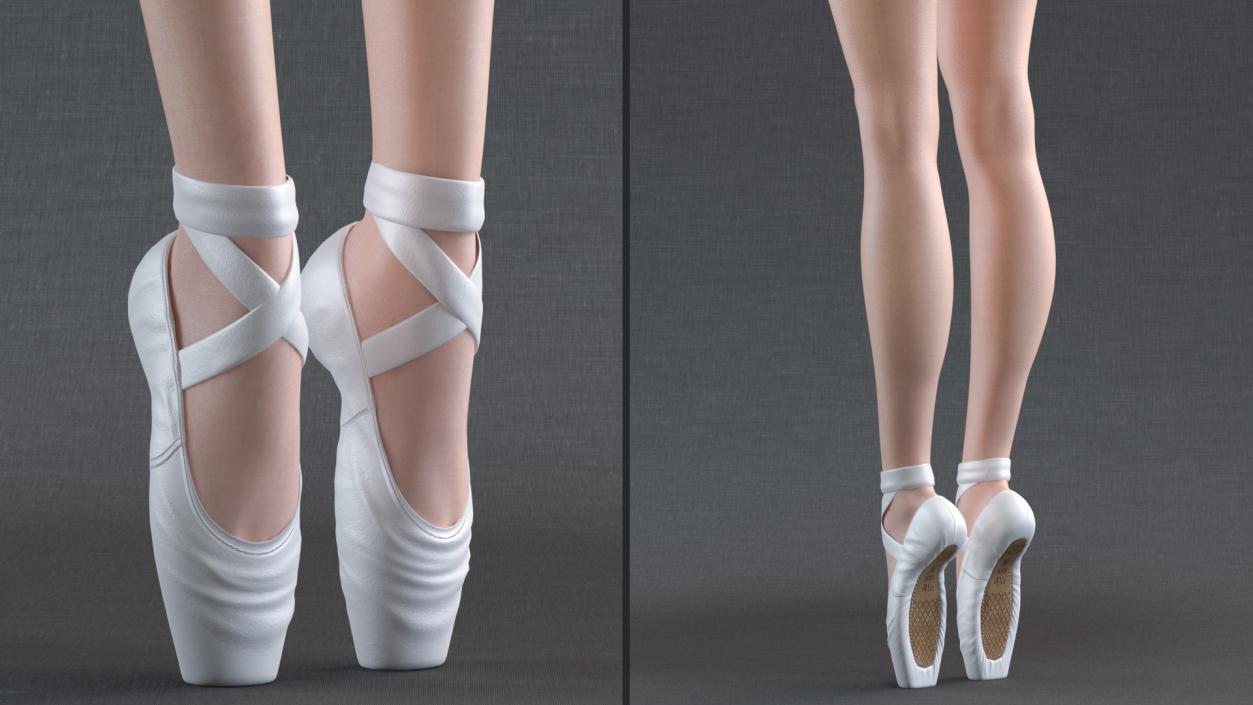 3D Ballerina Rigged