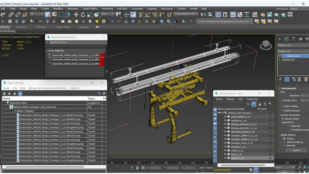 Vehicle Shell Conveyor 3D