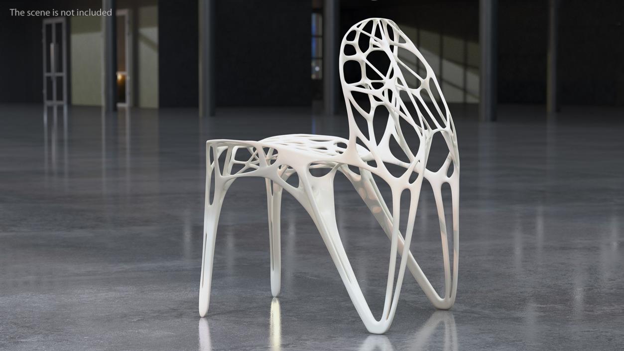 Modern GENERICO Chair White 3D