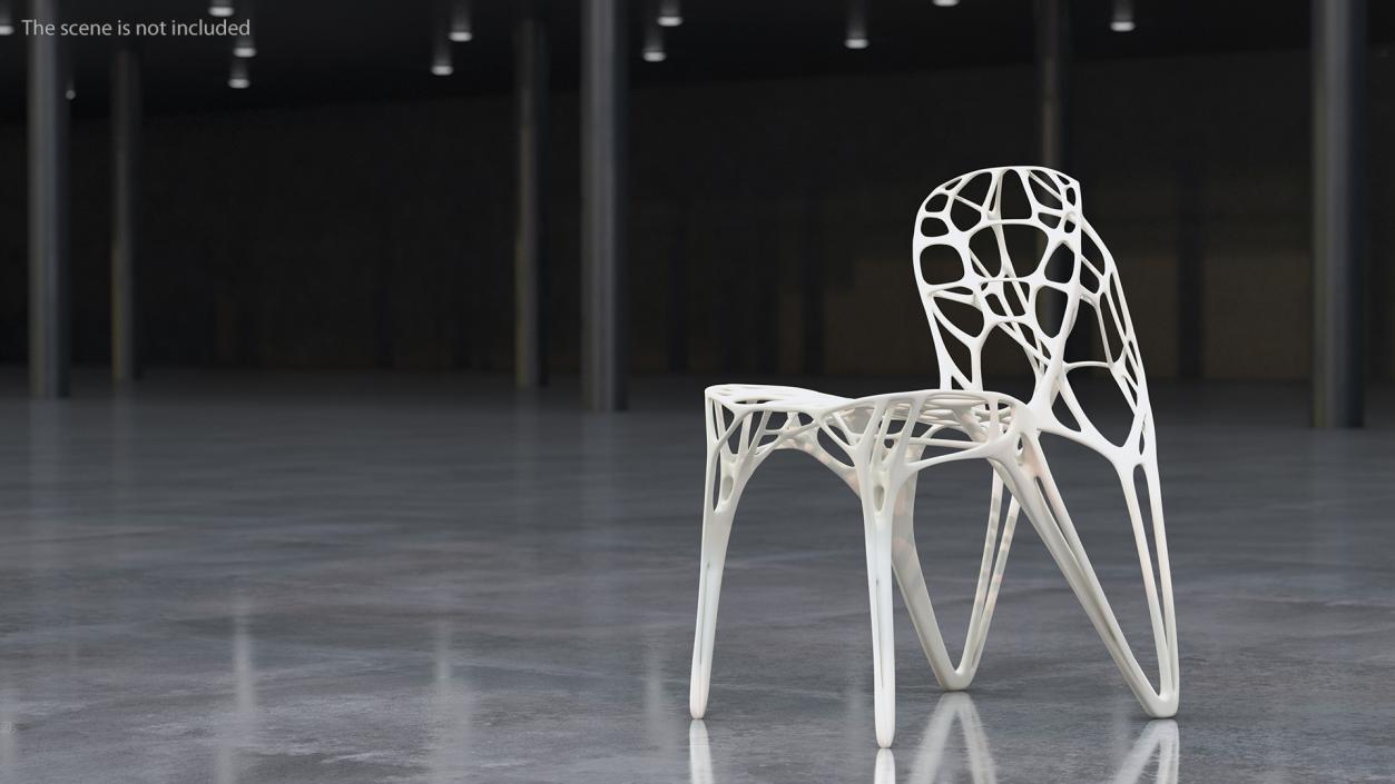 Modern GENERICO Chair White 3D