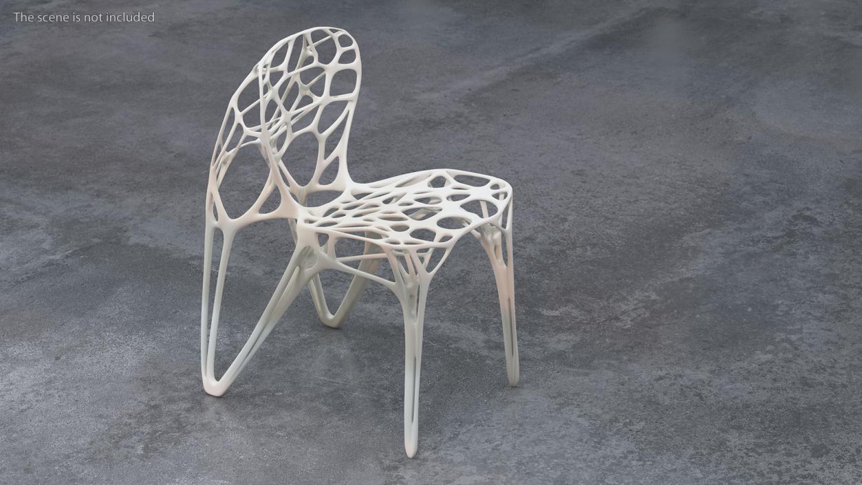 Modern GENERICO Chair White 3D