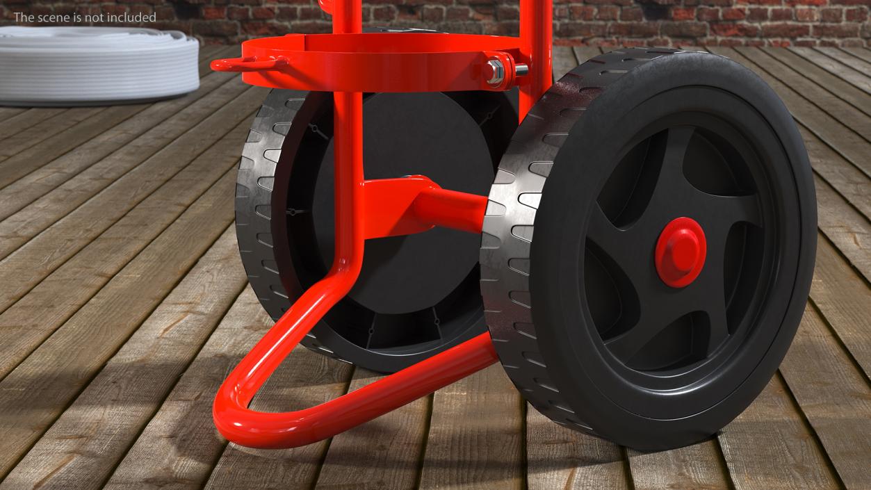 Trolley for Fire Extinguisher 3D model