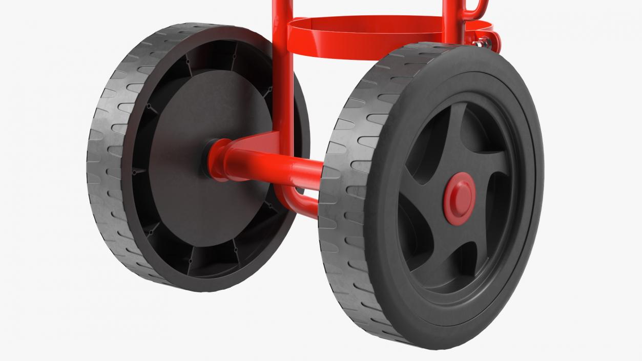 Trolley for Fire Extinguisher 3D model