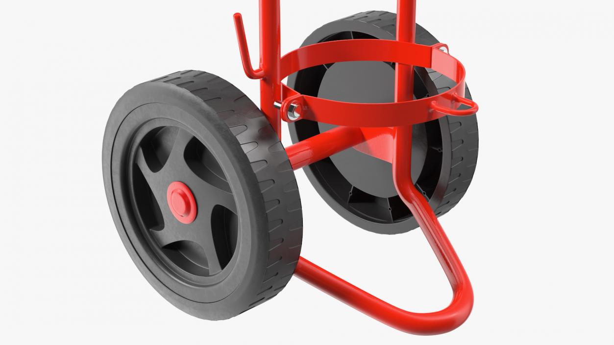 Trolley for Fire Extinguisher 3D model