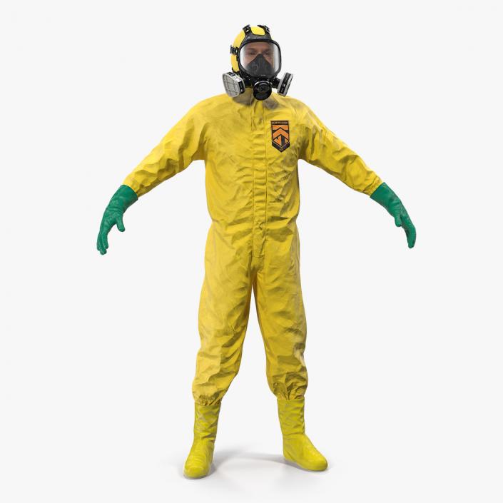 Hazmat Removal Worker Neutral Pose 3D model