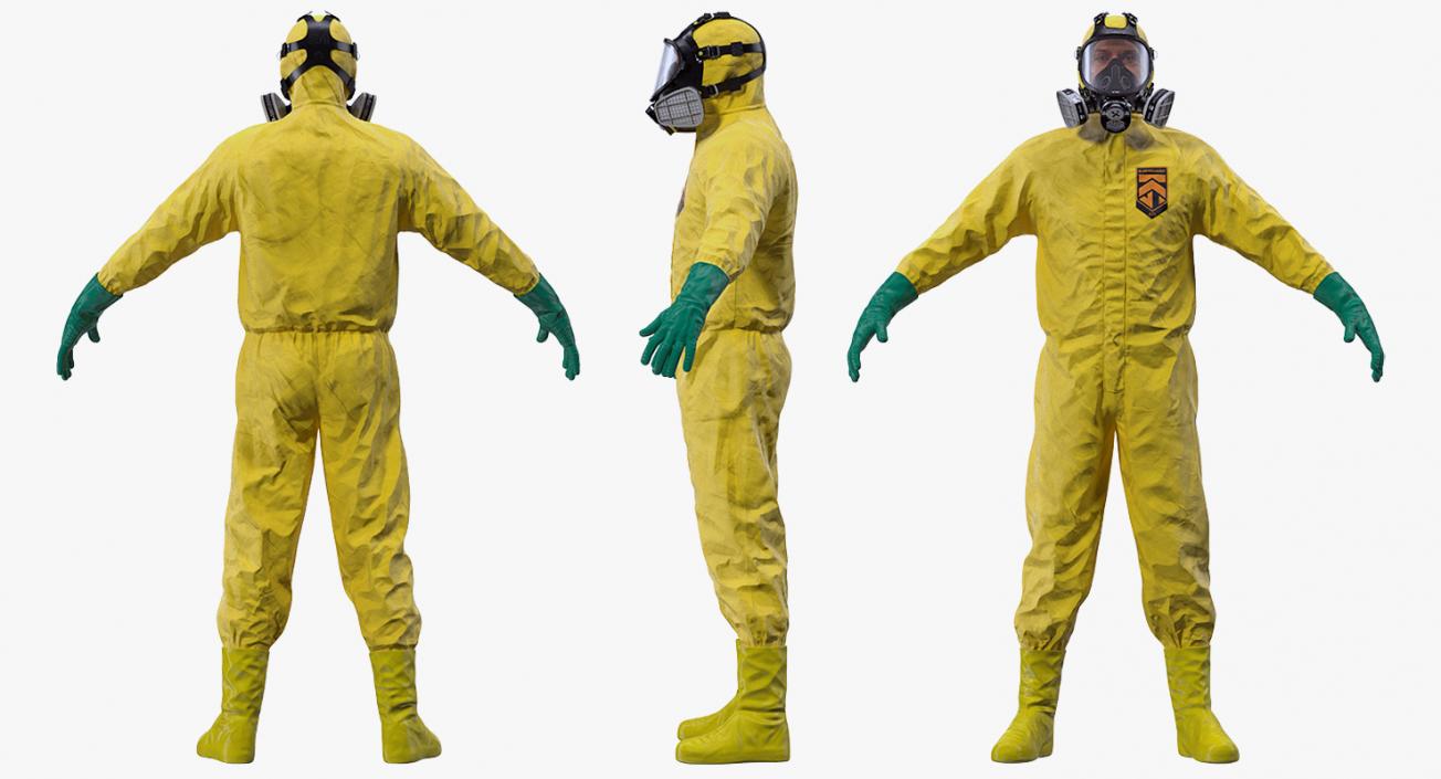 Hazmat Removal Worker Neutral Pose 3D model