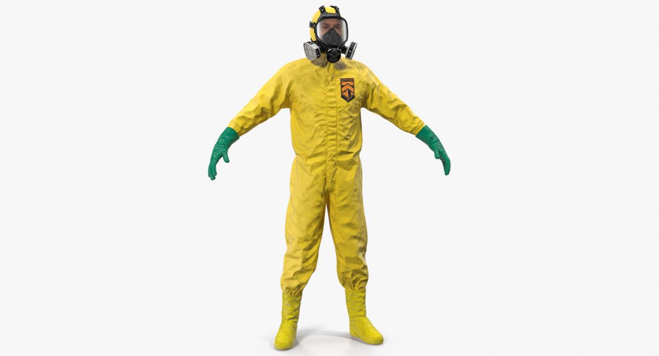 Hazmat Removal Worker Neutral Pose 3D model