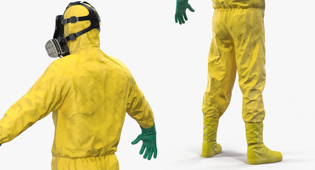 Hazmat Removal Worker Neutral Pose 3D model