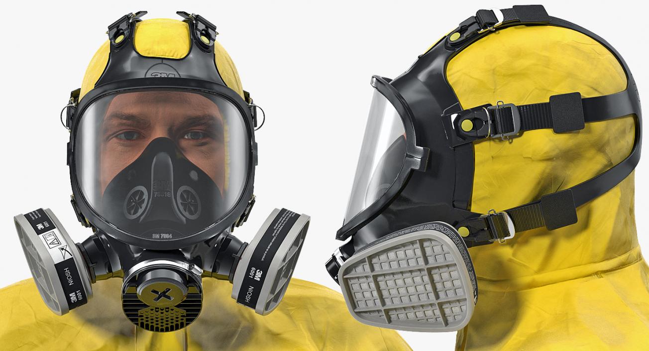 Hazmat Removal Worker Neutral Pose 3D model