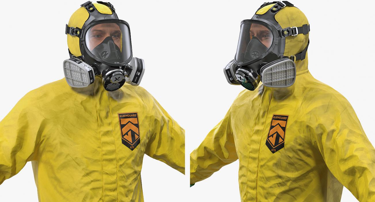 Hazmat Removal Worker Neutral Pose 3D model