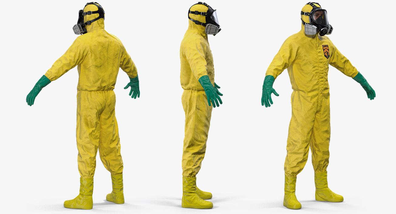 Hazmat Removal Worker Neutral Pose 3D model